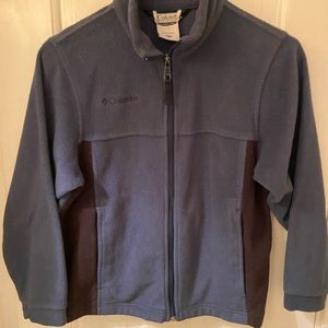 Columbia Kid’s Navy Fleece Zip Up 10-12